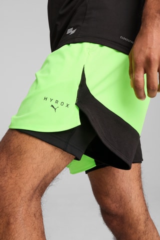 Short M Puma X Hyrox 2in1 - Vert fluo