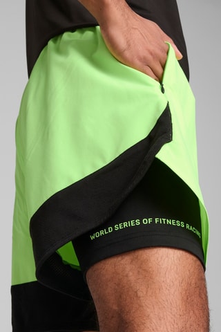 Short M Puma X Hyrox 2in1 - Vert fluo