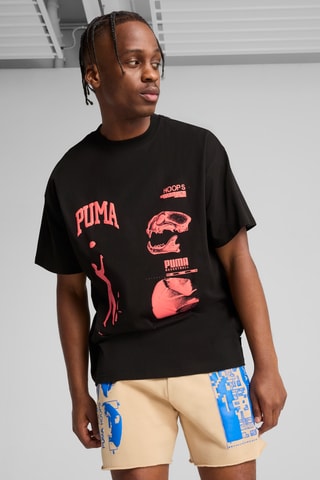 T-shirt regular Excavation - Noir