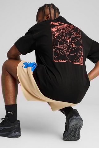 T-shirt regular Excavation - Noir