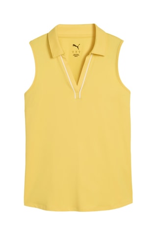 Polo de golf Cloudspun Piped SL - Jaune