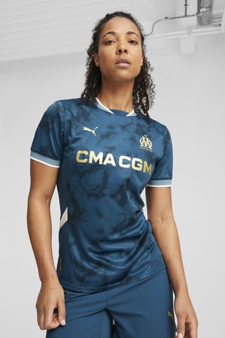 Maillot de football Olympique de Marseille Replica W - Bleu marine