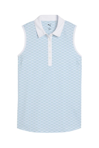 Polo de golf W Cloudspun Scallop - Ciel