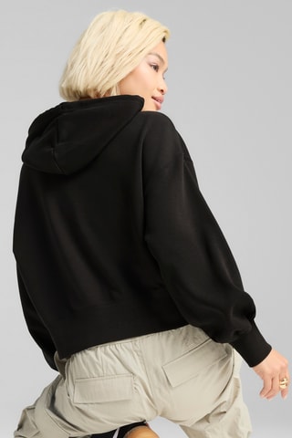 Sweat à capuche Leo Luxe - Noir