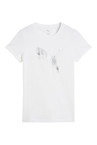 T-shirt regular ESS Métallic - Blanc