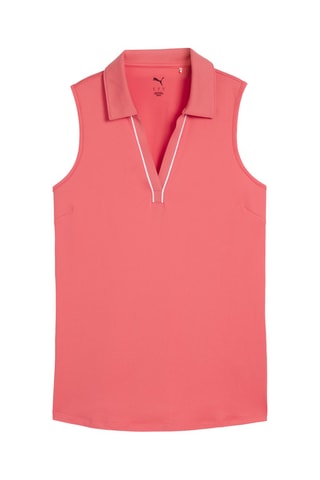 Polo de golf Cloudspun Piped - Corail