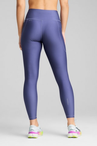 Legging de running taille haute Run Velocity - Bleu marine