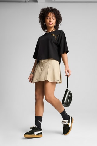 T-shirt regular Leo Luxe - Noir