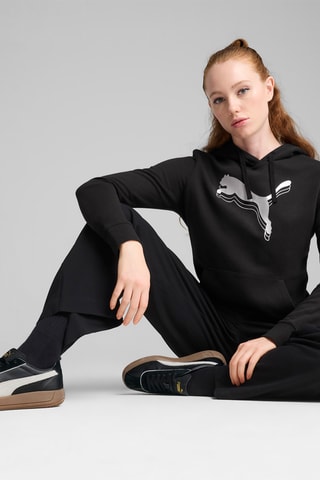 Sweat à capuche ESS Metallic - Noir