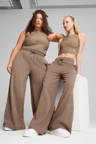 Pantalon relaxed wide leg Wardrobe - Marron