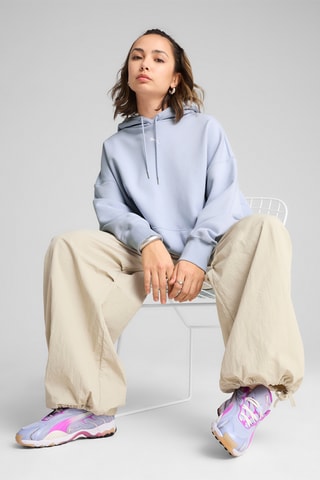 Sweat à capuche oversize Wardrobe - Mauve