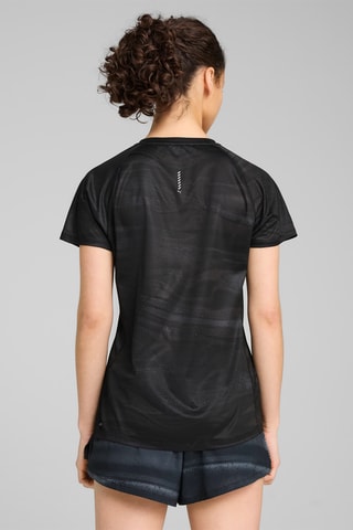 T-shirt de running Run Velocity Aop - Noir