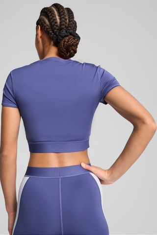 T-shirt cropped Puma Strong - Indigo