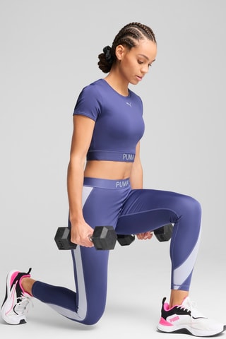T-shirt cropped Puma Strong - Indigo