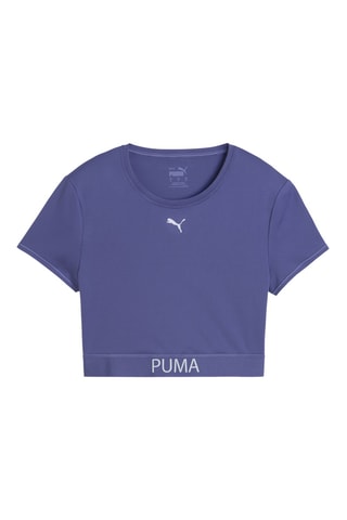 T-shirt cropped Puma Strong - Indigo