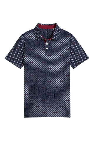 Polo Mattr Burgh - Bleu marine