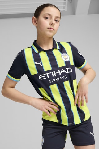 Maillot de football Manchester City Football Club - Bleu marine et jaune