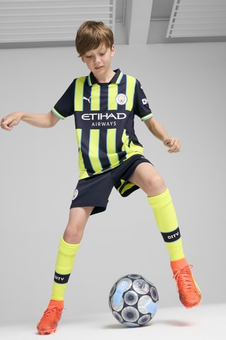 Maillot de football Manchester City Football Club - Bleu marine et jaune
