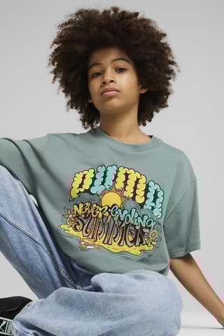 T-shirt regular Graphics Puma - Vert d’eau