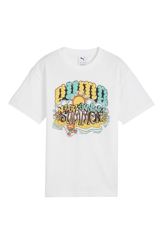 T-shirt regular Graphics - Blanc