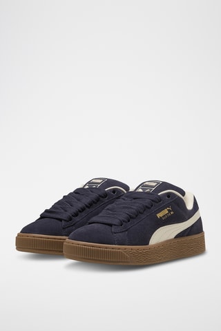 Baskets en cuir Suede XL - Bleu marine