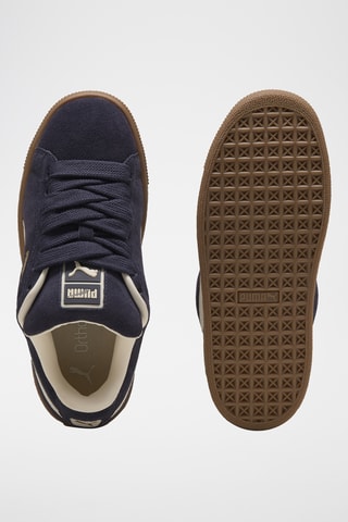 Baskets en cuir Suede XL - Bleu marine