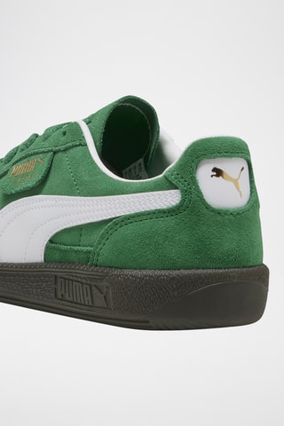 Baskets en nubuck Palermo Jr - Vert clair et blanc
