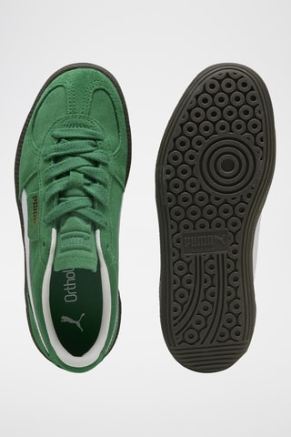 Baskets en nubuck Palermo Jr - Vert clair et blanc