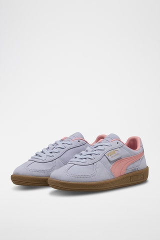 Baskets en nubuck Palermo Jr - Rose