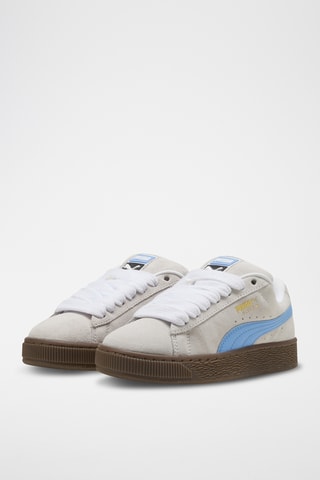 Baskets en cuir XL Jr - Blanc