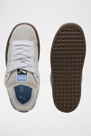 Baskets en cuir XL Jr - Blanc