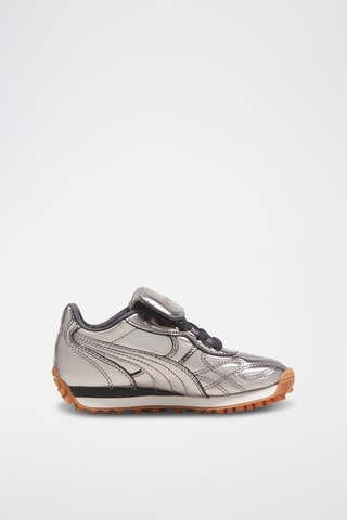 Baskets en cuir de veau Avanti C Fenty PS - Argenté