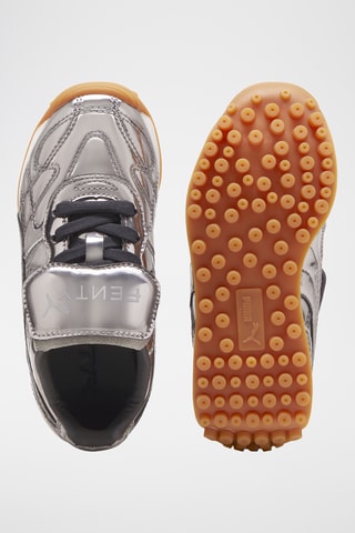 Baskets en cuir de veau Avanti C Fenty PS - Argenté