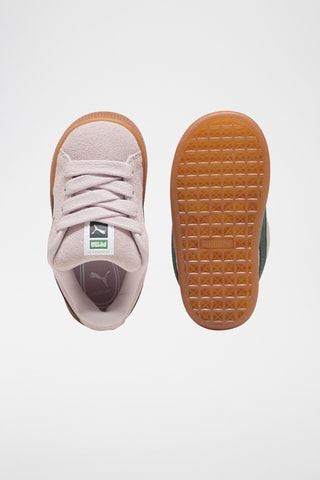 Baskets en cuir XL AC Inf - Rose