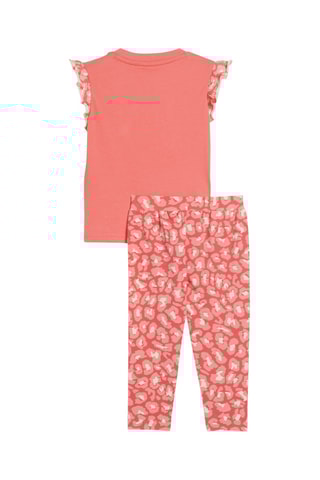 T-shirt et legging Minicats Ess - Corail