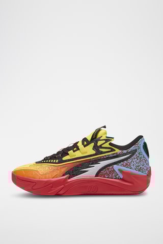 Chaussures de basketball Scoot Zeros II CAUTION - Orange et jaune