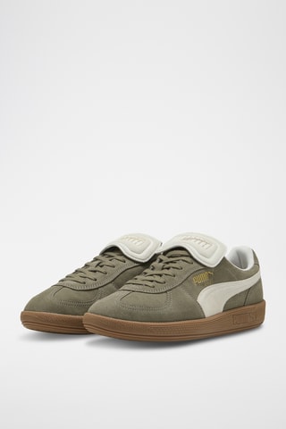 Baskets en nubuck Palermo Premium - Kaki 