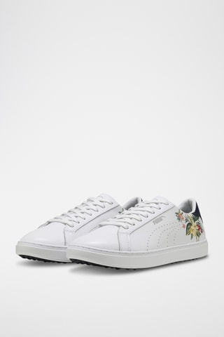 Chaussures de golf en cuir Classic G x PTC - Blanc