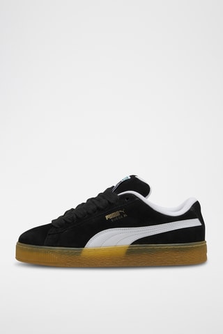 Baskets en cuir XL - Noir et blanc