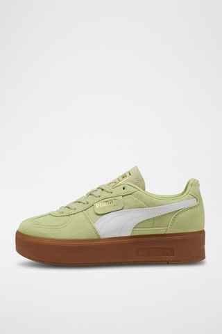 Baskets en cuir Palermo Elevata - Vert olive