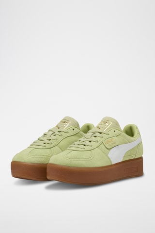 Baskets en cuir Palermo Elevata - Vert olive