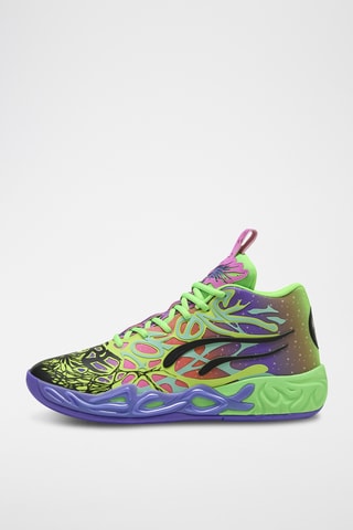 Chaussures de basketball MB.04 Be You - Noir et vert fluo