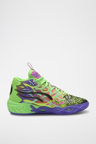 Chaussures de basketball MB.04 Be You - Noir et vert fluo