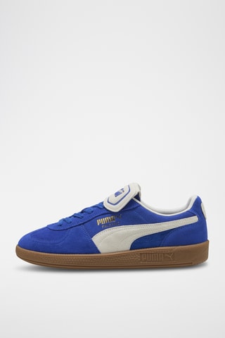 Baskets en cuir Palermo PREMIUM - Bleu roi