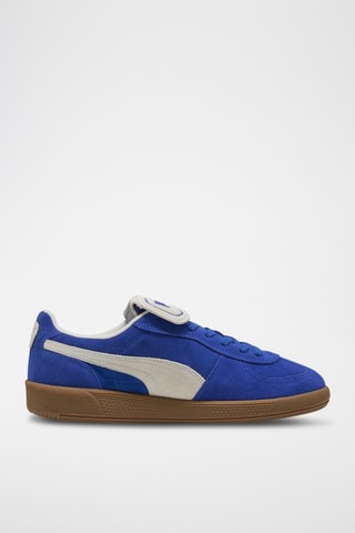 Baskets en cuir Palermo PREMIUM - Bleu roi