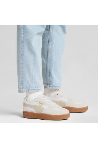 Baskets en cuir Palermo Moda - Blanc