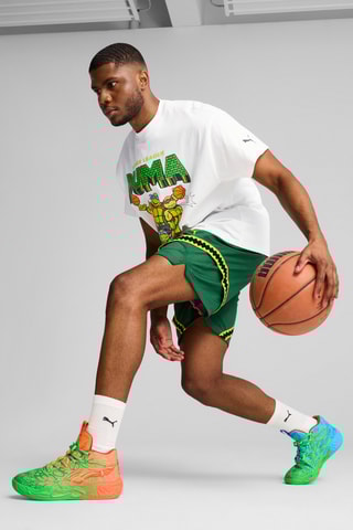 Chaussures de basketball MB.04 TMNT L&M - Vert et orange