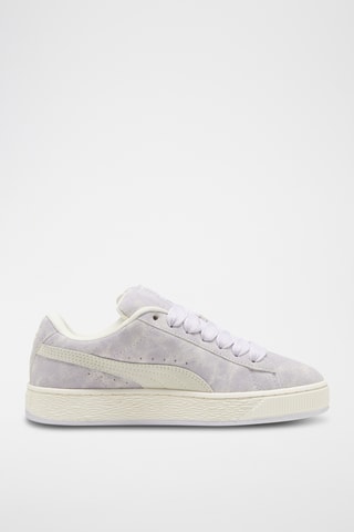 Baskets en nubuck Washed Out - Violet clair