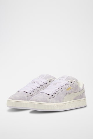 Baskets en nubuck Washed Out - Violet clair