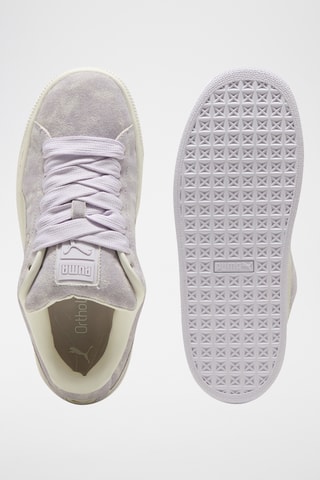 Baskets en nubuck Washed Out - Violet clair